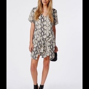 Tie Waist Shirt Shift Dress